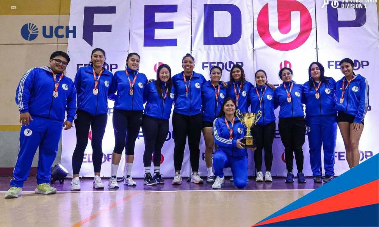 UCH obtiene el tercer lugar en vóley damas en la FEDUP 2025